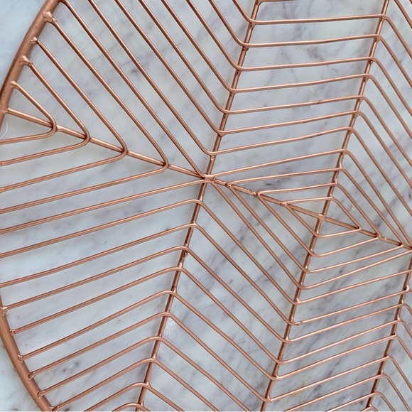 CB2 Copper Register Metal Wire Placemat Charger Plate Trivet - Picture 2 of 4